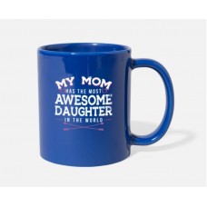 Mother Daughters Gift Children Family Royal Blue Mugs